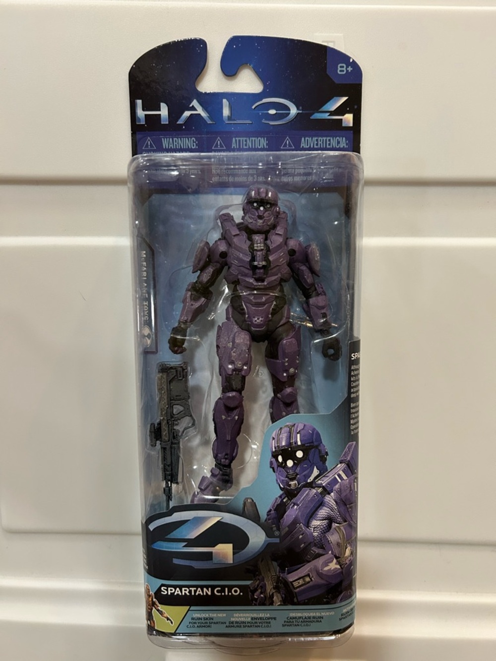 Halo 4 Spartan C.I.O. Team Purple McFarlane Toys 2013